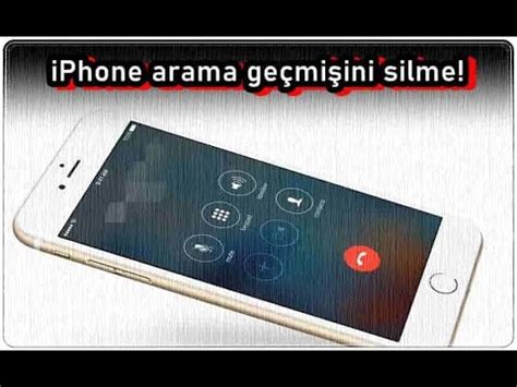 Tek Seferde iPhone Arama Geçmişini Silme ZOOMTEKNO