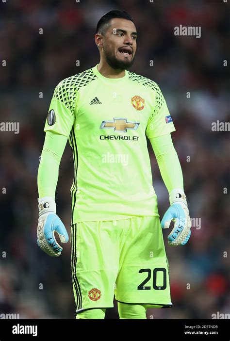 Manchester United goalkeeper Sergio Romero Stock Photo - Alamy