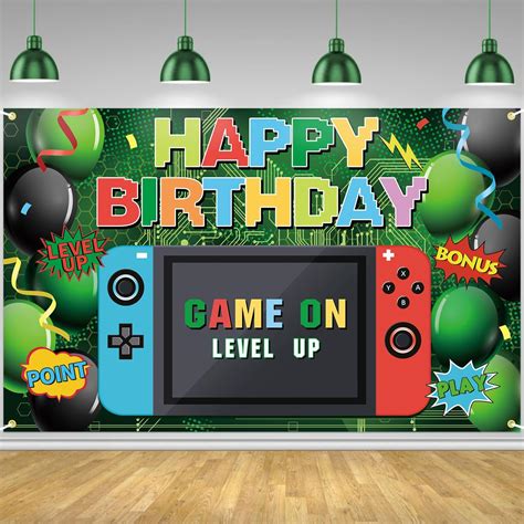 Amazon Handheld Gaming Video Game Birthday Decorations Gamer Favor