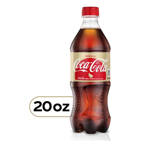 Vanilla Coke 20 Oz Soda Bottles Pack Of 16 Total Of 320 Fl Oz