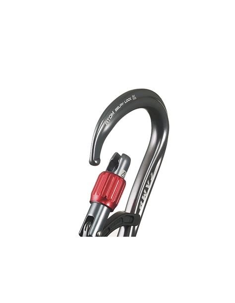 Atom Belay Lock Gun Metal Mosquet N Hms Con Rosca Camp