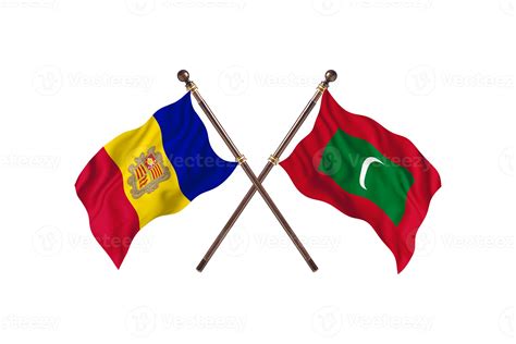 Andorra versus Maldives Two Country Flags 13986546 Stock Photo at Vecteezy