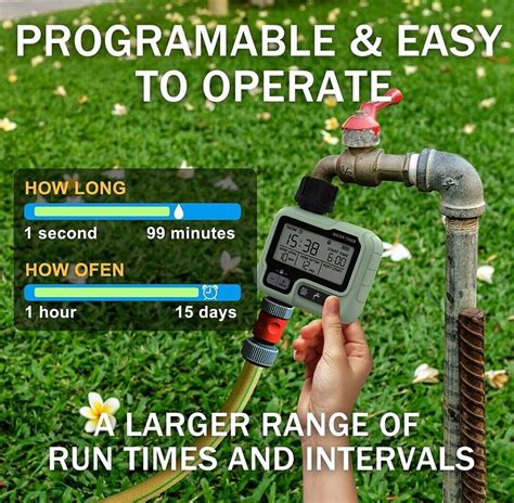 Kazeila Water Timer Programmable Sprinkler Timer For Garden Water Hose