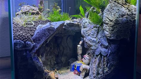 How To Build A Gundam Aquarium With A Cave YouTube