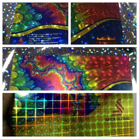 Spickglobal Metallized Lamination Holographic Films Packaging Type