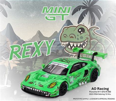 Porsche 911 Gt3 R 80 Gtd Ao Rexy Imsa Mini Gt Mijo Big Js Garage