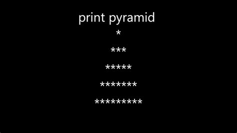 C Program To Print Pyramid Pattern Using YouTube