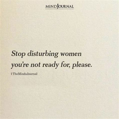 Stop Disturbing Women Thought Cloud The Minds Journal In