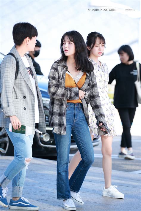 신지민닷컴 180907 Aoa 지민 인천공항 출국