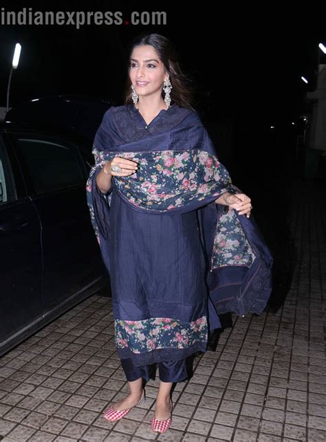 Sonam Kapoors Latest Look In This Navy Blue Suit Is A Complete Letdown