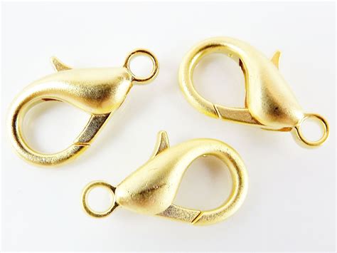 Extra Large Gold Lobster Clasp Lobster Claw Gold Clasps Etsy