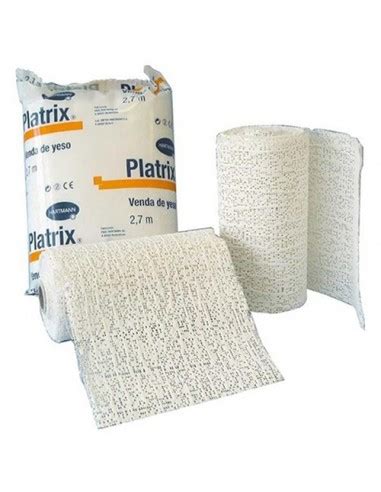 Venda Yeso Platrix 10 Cm X 2 7 Metros Pack 2 Unidades Caja 12 Packs