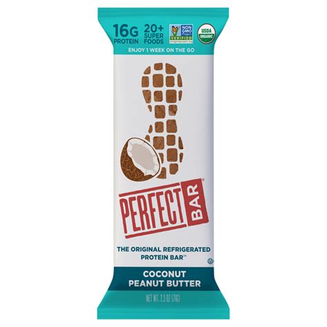 Save On Perfect Bar Organic Coconut Peanut Butter Protein Bar Refrigerated Order Online Delivery