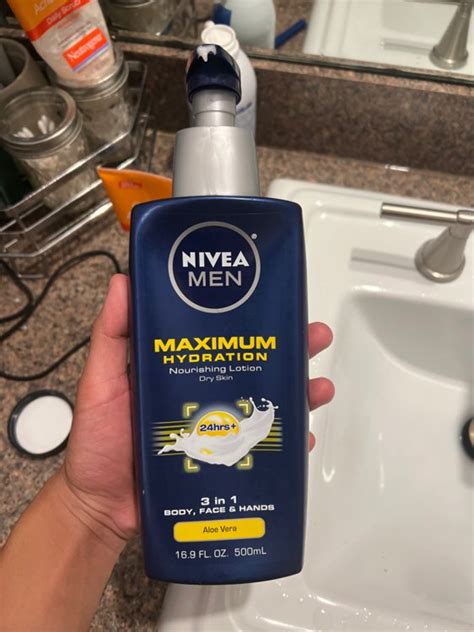 Nivea Men Maximum Hydration 3 In 1 Nourishing Lotion 169 Fl Oz