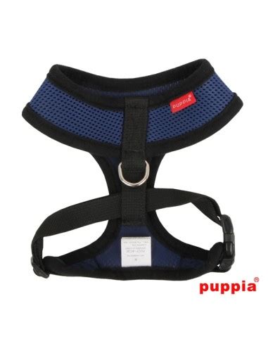 Harnais Pour Chien Bleu Fonc Puppia Soft