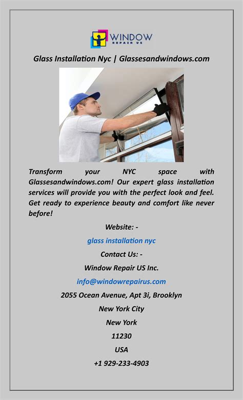 Glass Installation Nyc Glassesandwindows By Window Repair Us Inc