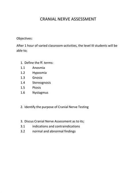 (PDF) Cranial Nerve Assessment(Real) - DOKUMEN.TIPS