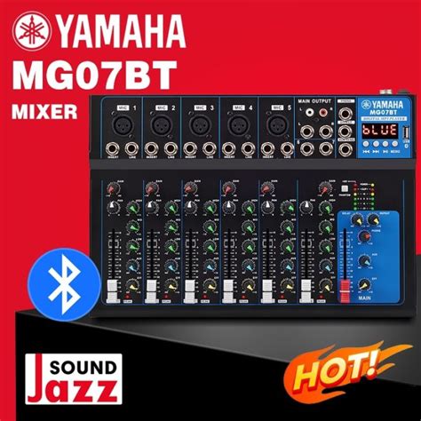 Yamaha Mg07bt 7 Channel Mixer W Bluetooth Usb Sound Mixer Lazada PH