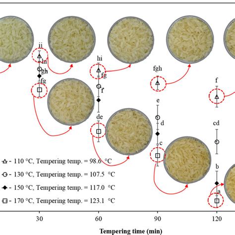 Effects Of Drying Temperature And Tempering Time On Whiteness Values Of Download Scientific