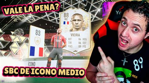 VALE LA PENA EL SBC DE ICONO MEDIO FIFA 22 MID ICON SBC CON UN POCO