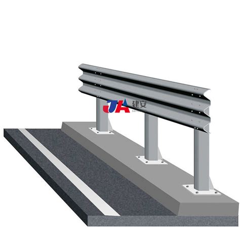 Expressway Traffic Safety Stainless Steel Highway Guardrail With Anti