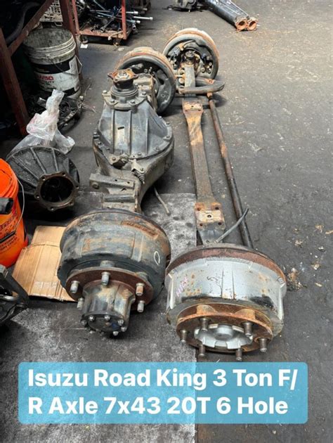 Isuzu Hicom Road King Ton Front Rear Axle X T Hole Lorry