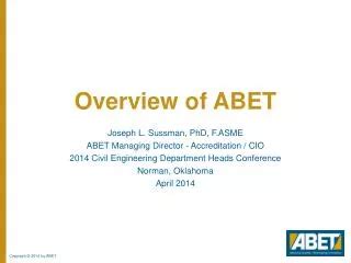 benefits  abet accreditation powerpoint