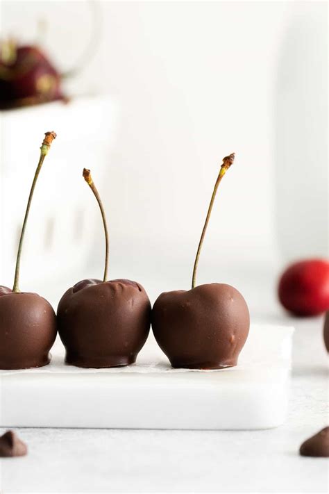 Chocolate Covered Cherries W Mascarpone The Cheese Knees