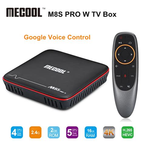 Mecool M8S PRO W 2 4G Voice Control Smart TV Box Android 7 1 1 Amlogic