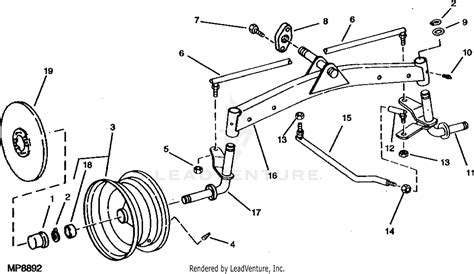 Mower Deck Spindles And Blades D19 Mower Tractor Mounted 45 Off