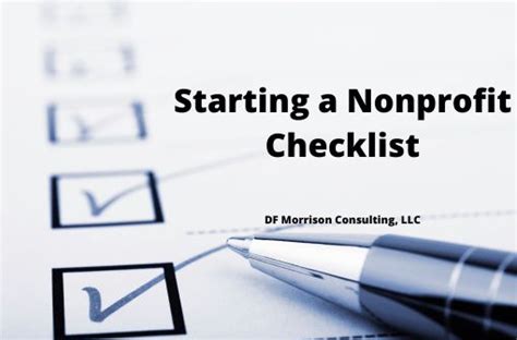 FREE Nonprofit Checklist