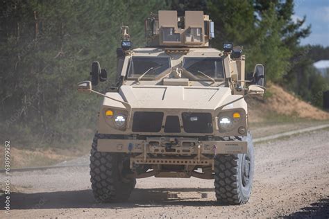 Ostrava Czech Republic 2022 09 20 The Oshkosh M Atv Is A Mine Resistant Ambush Protected Mrap