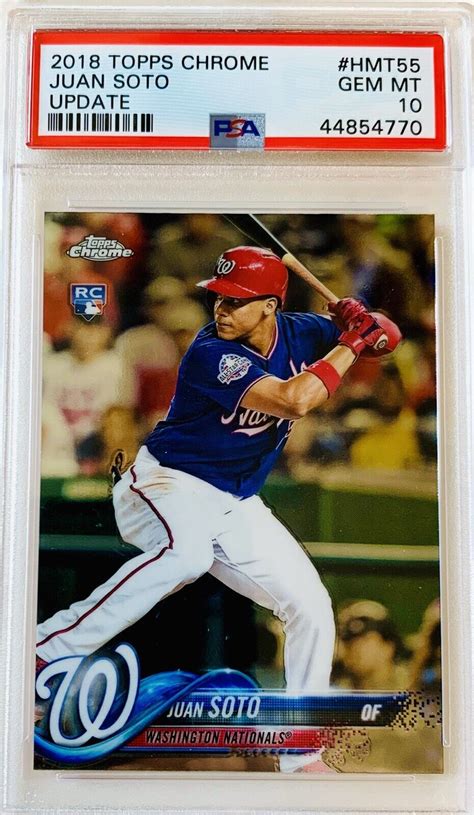 Topps Chrome Update Juan Soto Rc Rookie Card Hmt Psa Gem