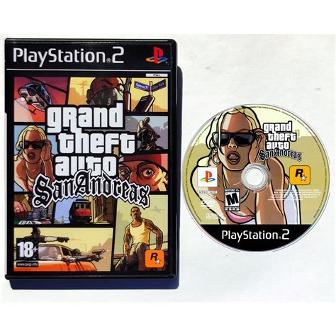 Gta San Andreas T Br Para Ps2 Shopee Brasil