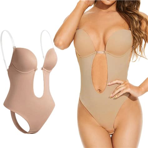 Askljeby Invishaper Plunge Backless Body Shaper Bra Shapewind