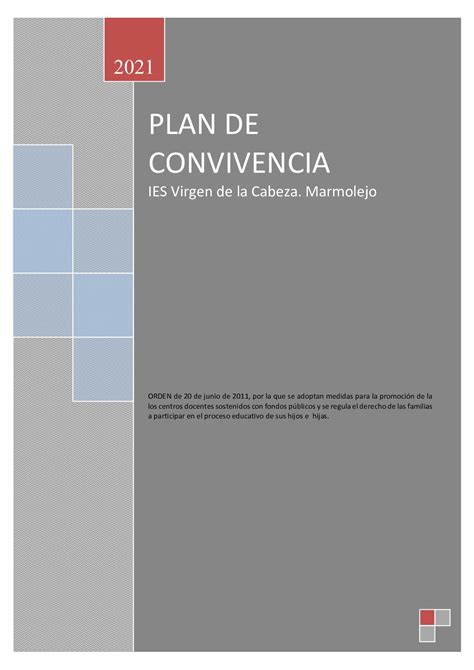 Calaméo PLAN DE CONVIVENCIA 21 22