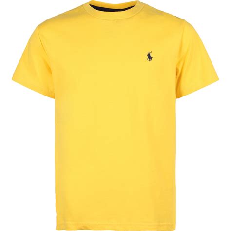 Polo Ralph Lauren Boys T Shirt In Yellow Bambinifashioncom