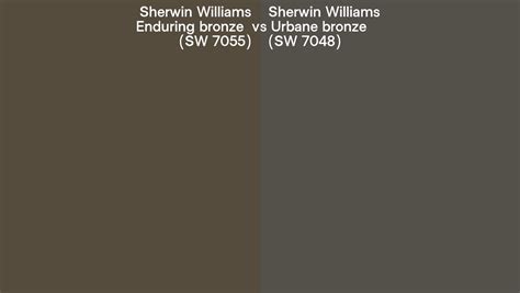 Sherwin Williams Enduring Bronze Vs Urbane Bronze Side By Side Comparison