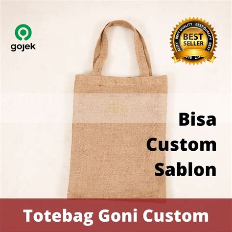 Totebag Goni Custom Satuan Rumah Karung Goni