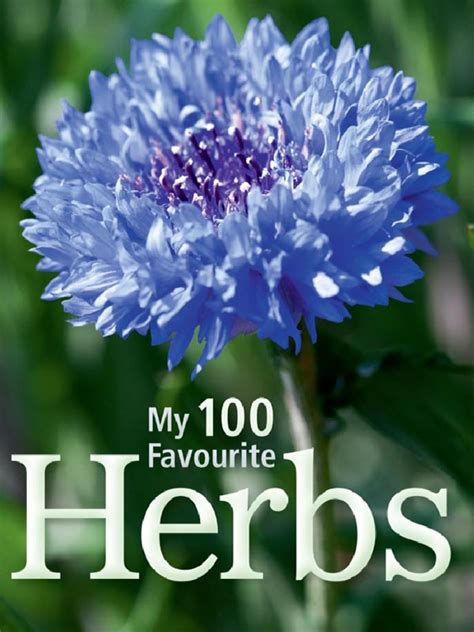 My 100 Favourite Herbs Book Margaret Roberts Herbal Centre