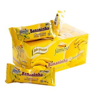 Caixa 24 Unidades Doce Bananinha Cremosa Tradicional Famoso Shopee Brasil