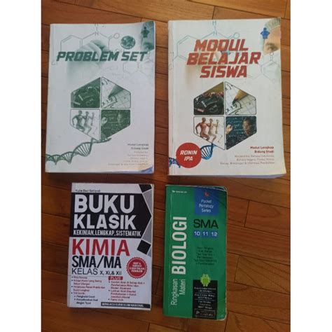 Jual BUKU SMA IPA BEKAS MURAH BUKU MODUL BELAJAR BUKU KIMIA KLASIK