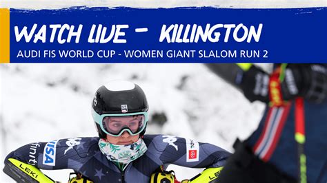 Audi FIS Alpine World Cup Killington Women Giant Slalom Run 2