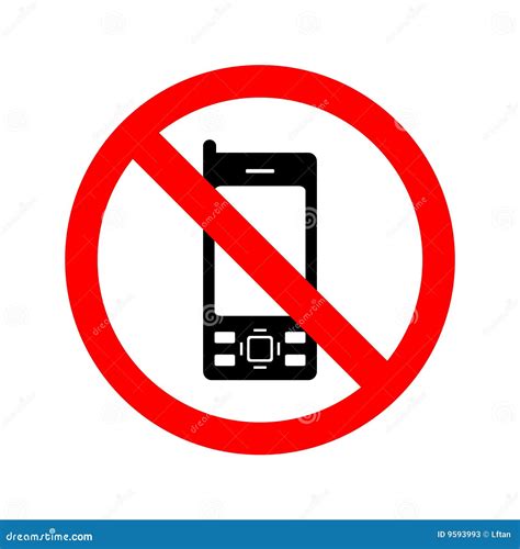 No Mobile Phones Sign Stock Photos - Image: 9593993