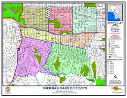 Sherman Oaks Zip Code Map Map