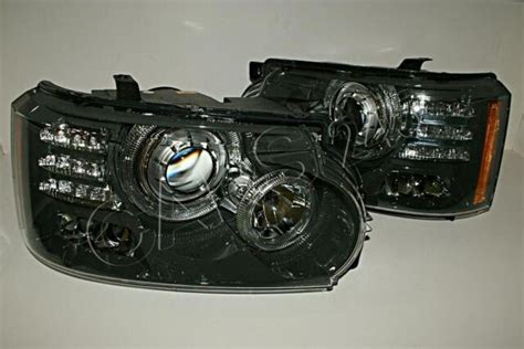 Range Rover L Drl Led Bi Xenon Facelift Headlights Set With