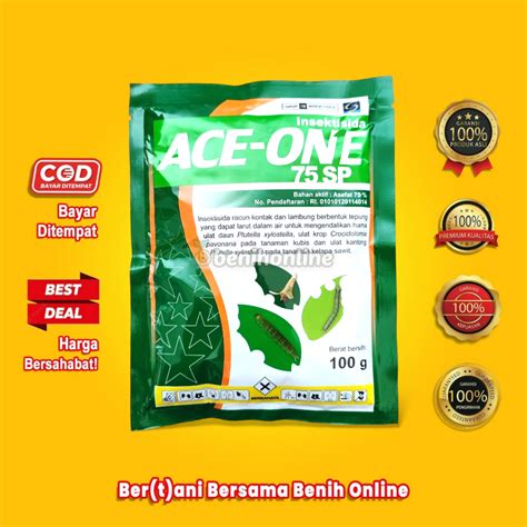 Jual INSEKTISIDA ACE ONE 75SP 100GRAM Asefat Jossefat Joker