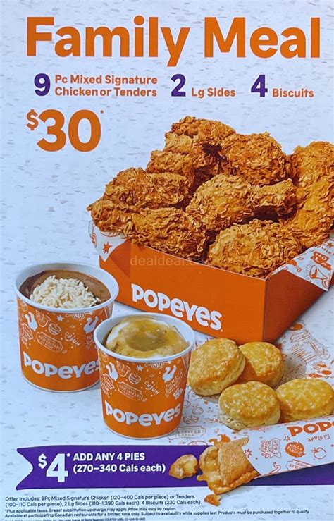 Family Meal Deal - Popeyes Canada