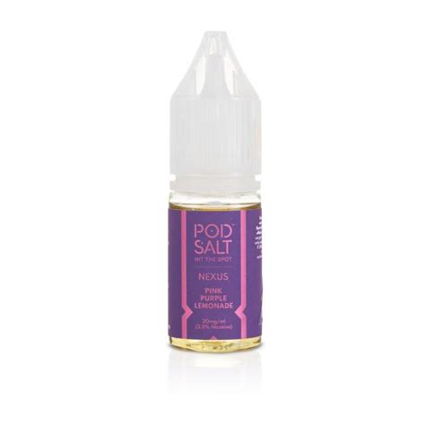 Pod Salt Nexus Pink Purple Lemonade Nic Salt E Liquid Et Uk