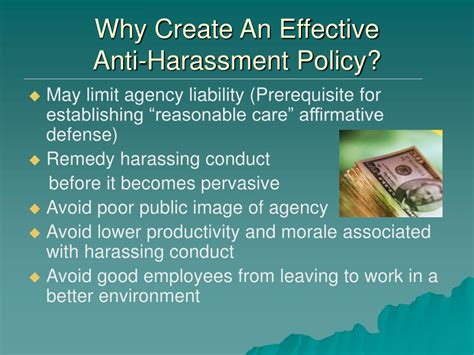 Anti Harassment Policy Sampletemplates